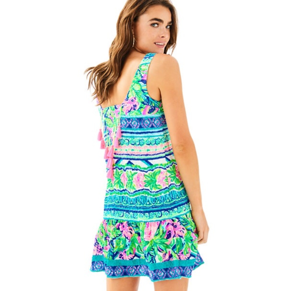 NWT Lilly Pulitzer Gabriella Dress Multi Daiquiri - Picture 1 of 5